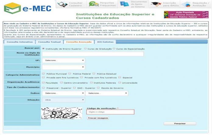 Como Saber Se Um Curso Reconhecido Pelo Mec