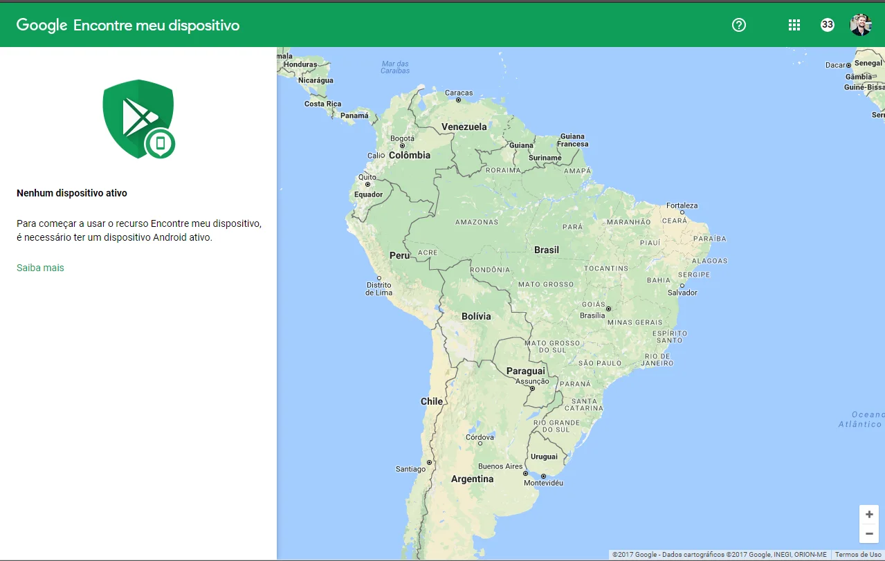 rastrear celular roubado android com device manager