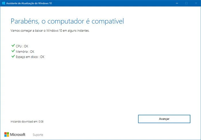 atualizar windows 10