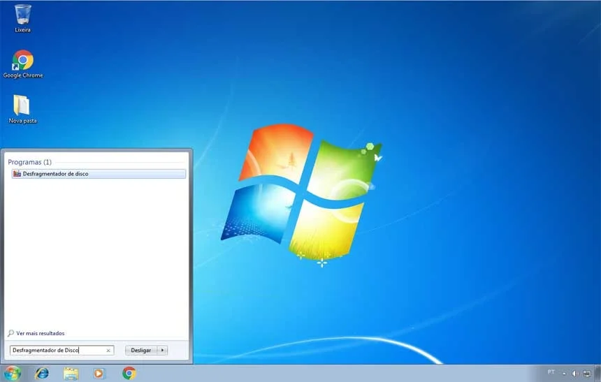 desfragmentador de disco windows 7