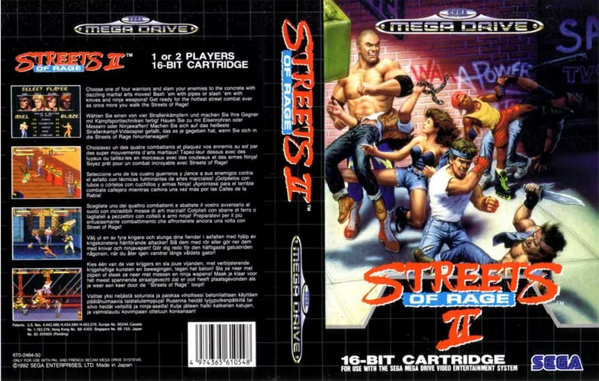 Street of Rage II mega drive